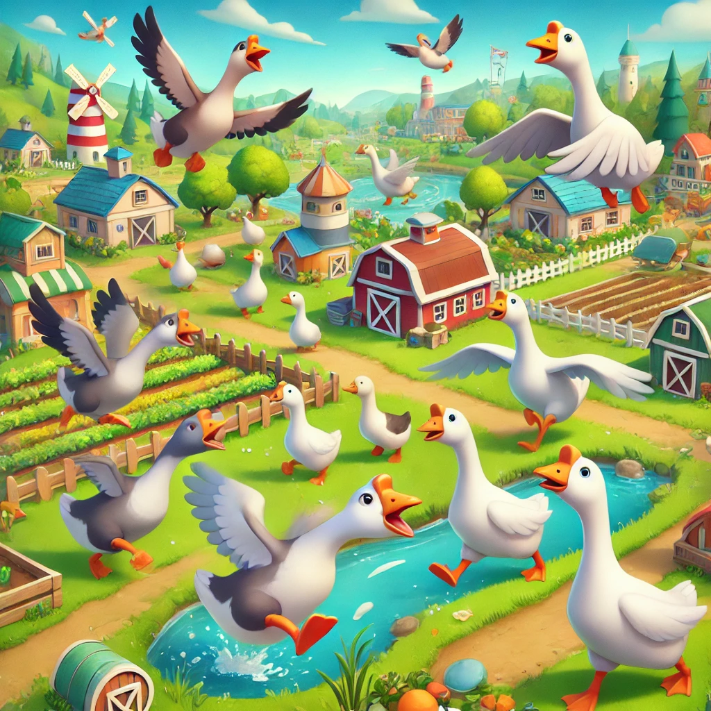 GooseGame.io Level-up 